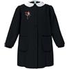 Siggi Happy School Grembiule Bambina Divisa Scuola Primaria Ricamo Pattinatrice, Colore Nero, Chiusura a Bottone ad Asola (11)