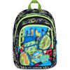 SJ GANG STYLE JAM GANG Zaino Scuola Advanced SOFT POUCH BOY, Nero, 29L, Doppio Scomparto, Applicazione zainetto 3D su tasca frontale, Tasca laterale portaborraccia, Scuola elementare, Bambino