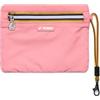 K-Way Necessaire Nimes, Rosa Geranio, 20x15 cm, 100% Poliestere, Unisex, con Manico da Polso e Cerniera