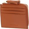 Coccinelle Pelle porta carte di credito Tassel Credit Card Holder Crab marrone chiaro