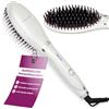 PROFI CARE ProfiCare PC-GB 3021 - Spazzola elettrica per capelli con setole in ceramica Superglide e ionizzazione, luce LED di controllo