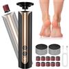 VaeZep Pedicure Elettrico Professionale 2 in 1 - Rimuovi Calli Piedi con Display LCD, 9 Velocità Regolabili, Raspa Piedi Elettrica per Pelle Dura, Screpolata e Morta(Antracite)