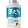 Great Oral Health Probiotici orali masticabili per la bocca - Probiotico orale - integratore per il trattamento dell'alito cattivo w/BLIS K12 M18 - Dentista formulato 60 Lozenge Strawberry Vanilla eBook incluso