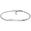 Emporio Armani Uomo Bracciale Color Argento, EGS3310040