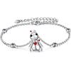 YFN Voodoo - Collana in argento Sterling con ciondolo a forma di strega, voodoo, coniglio malvagio, gioiello gotico, regalo per donne e ragazze, normale, Argento sterling, Non pietra preziosa