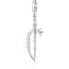 FANCIME Harry Potter x Collaboration - Dumbledore Elder Wand Charm, Silver, Sterling Silver Charms Necklace Jewellery Gift for Women Girls