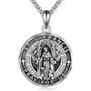 YFN Collana con ciondolo religioso in argento Sterling, gioiello regalo per uomo e donna, normale, Argento sterling, Non pietra preziosa
