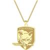 OAUWKEIY Collana pendente Ciondolo europeo e americano FOX HOUND collana Fox Hound ciondolo collana gioielli ciondolo collana gioielli Gioielli