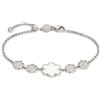 Nomination - Bracciale Donna Emosfere in Acciaio, Elegante, Gioiello con Chiusura Regolabile, Lunghezza Massima 20 cm, Idea Regalo (Fiore)
