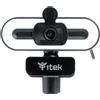 Itek Webcam con Microfono W401L - Full HD, 30FPS, Luce LED 3 mode, USB, treppiede