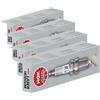 NGK Candela di accensione NGK IKR9J8, 93311 | Laser Iridium (Confezione da 4)