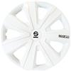 SPARCO Copricerchi 16 pollici Serie/Kit bianco Copricerchi Auto SPC1681WH