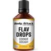 Body Attack Flav Drops®, Cookie Dough,Aromatropfen für Lebensmittel, zuckerfreie Flavour Drops ohne Kalorien, vegan & Qualität Made in Germany (50ml)