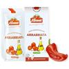 Mamà - sugo piccante all'arrabbiata pronto all'uso. Pomodoro, olio e peperoncino. 5 monoporzioni. Sugo vegano. Sugo all'Arrabbiata (5 porzioni)