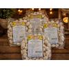 Generico Selezione Biscotti Artigianali Di Castellammare Di Stabia Pacco Blu Fiocchetto Di Neve Naspro Classico Al Limone E All'Anice Snack Dolci Tipici Campani Glassati (Fiocchetto Arancia 4x200Gr)
