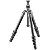 Gitzo GT1555T Traveler Treppiede, Compatto, Ripiegabile e Leggero, Colonna Corta per Inquadrature Raso Terra Inclusa, Serie 1, 5 Sezioni, Fibra di Carbonio