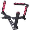 CAZSTYK Stabilizzatore da spalla leggero in fibra di carbonio con piastra a sgancio rapido e capacità di 2,5 kg per video cinematografici, staffa ergonomica da spalla