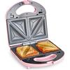 GreenChef Electric Macchina per Sandwich, Piastre in Ceramica Sana Antiaderente, Senza PFAS e BPA, Toastapane, Panini, Multifunzionale, Temperatura Controllata, Indicatore LED, Rosa