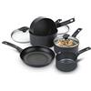 Prestige Set di 9 pentole e padelle più resistenti, set da 5 - Set di padelle antiaderenti per piano cottura a induzione, resistenti ai graffi, con manici facili da impugnare, adatte per forno e
