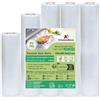 KitchenBoss Rotoli Sottovuoto per Alimenti, 5 Rotoli 28x3/20x1/15x1/300 cm