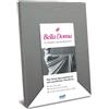 Bella Donna Lits-Jumeaux Lenzuolo Jersey con Angoli Coprimaterasso Matrimoniale - Platino - 180200-200220