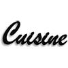 Declea Decorazione Murale in Legno Frase Cuisine Decorazione da Appendere alla Parete per Cucina, Scritta Decorativa per la Cucina Arredo Decorazione Fatta a Mano, Black
