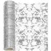 Swpeet 11x354 pollici argento paillette Glitter tavolo Runner, Glitter Foil metallico maglia sottile Decor Rolls, argento tavolo Runner, Foil metallico sottile, Centerpieces decorazioni per festa