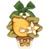 THUN, Formella con Limone in Ceramica Decorata a Mano, Versione Piccola, Idea Regalo, 11 x 11 x 3 cm