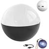 Generic Lettore Video Crystal Ball Display Sferico 3D con Volume Regolabile Display Digitale da 2,7In con Memoria Video Sfera di Vetro Digitale per I Tuoi Ricordi Black