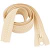 Giddy Square Cerniera da 30 cm, colore: beige, denti in plastica spessi - estremità aperta (#5 Peso) - Ideale per lavori manuali, borse e cucito | Giddy Square