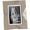 Arti & Mestieri Riviera - Portafoto grande di Design 100% Made in Italy - in Ferro, 22x27,3h cm (Beige)