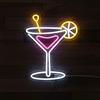 Decor Space Scritta luminosa a neon da appendere, 41 x 18 cm (Cocktail Bar)