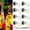 Mineup 8 Pcs Luci Della Bottiglia, 2m 20 LED Bottiglie a Energia Solare, Tappo Luci LED Bottiglia, Per Bottiglie Di Vino, Per Fai Da Te, Feste, Giardino, Matrimonio, Decorazione Per Interni Ed Esterni