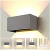 ENCOFT 24W Applique da Esterno a LED, Portalampada G9 Intercambiabile,Lampada da Parete per Esterni con Grado di Impermeabilità IP65 in Alluminio Luce,Bianca Calda 3000K per Giardino,Portico e Garage
