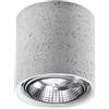 SOLLUX lighting Luce di soffitto Cullo calcestruzzo L: 14, B: 14, H: 11, GU10, dimmable