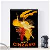 Nacnic stampa artistica vintage pubblicità Cinzano 1910. Asti. Manifesto d'epoca. Alcolici, liquori. 250 Grammi di Alta Qualità. Per arredare il tuo ristorante la tua casa e la tua cantina.