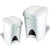 Belli e FORTI BF00953 Pattumiere a Pedale, 6 Lt e 16 Lt, Bianco, 2 Pezzi