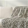 Generico Telo Copritutto - Grandfoulard Multiuso, Copridivano 2 Posti o Copriletto Singolo, Misto Cotone - Misure 170x280 cm, Colore Tibet Perla - Made in Italy