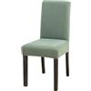 Treer Coprisedie con Schienale 2 4 6 8 Pezzi, Coprisedie Elasticizzato Universale Coprisedia Cucina con Elastico per Sala da Pranzo, Feste, Ristorante, Hotel (Velluto di mais - Verde salvia,4)