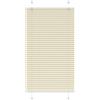 vidaXL Tenda Plissettata Crema 70x150 cm Larghezza Tessuto 69,4 cm, Tenda per Finestra Plissettata, Tenda Plissettata, Tenda a Fisarmonica