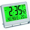 Alba Horlcdneo - Orologio LCD radiocontrollato con Funzione Sveglia, 20 x 3 x 15 cm