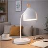 VIRTIME Lampada da Scrivania, Lampada LED da Tavolo URANO - Dimmer Rotativo, Luce Bianca Calda, Batteria 2400mAh Ricaricabile, Collo Flessibile, USB Incluso - Perfetta per Scrivania, Studio e Camera