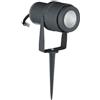 V-TAC Faretto LED Cob da Giardino 12W, con Picchetto, Grigio Ip65