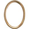 REAL VOTIVA FONDERIE D'ARTE Cornice in Bronzo - Formato Ovale - Bordo Sottile (cm 11x15, a Parete) [P.02.0682/11]
