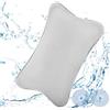 Collazoey Cuscino da Bagno,cuscino da bagno per la vasca da bagno,con 2 potenti ventose,per una presa salda,Cuscini per Vasca da Bagno Ergonomici, per un rilassamento ottimale del collo (grigio)