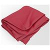 HOME ZEN HOUSEHOLD LINEN Lenzuolo Telo Copriletto Piano Superiore Traspirante Puro 100% Cotone (240X280 CM, ROSSO)