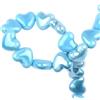 Anevous 20 perline a forma di cuore in ceramica, 14 mm, da infilare per bracciali, perline in ceramica, perline intermedie, perline in porcellana, per fai da te, collane, orecchini, collane, artigianato,