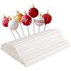 LIERFIS 200 Pezzi Bastoncini per Cake Pops, 15cm Bastoncini per Lecca Cottura, per Cakepop, Caramelle Arcobaleno, Cioccolato, Bianco