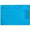 BildeeMait S-150 Tappetino per saldatura in silicone resistente al calore, antistatico, 390 x 270 mm, per stazione di riparazione per telefono, orologio, PC, gadget, assemblaggio blu