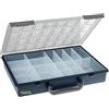 raaco Assorter 55 4x8-17 scatola porta oggetti organizer porta minuteria porta viti, cassetta porta attrezzi in plastica con 17 scomparti, organizer per viti e utensili, leggero e resistente